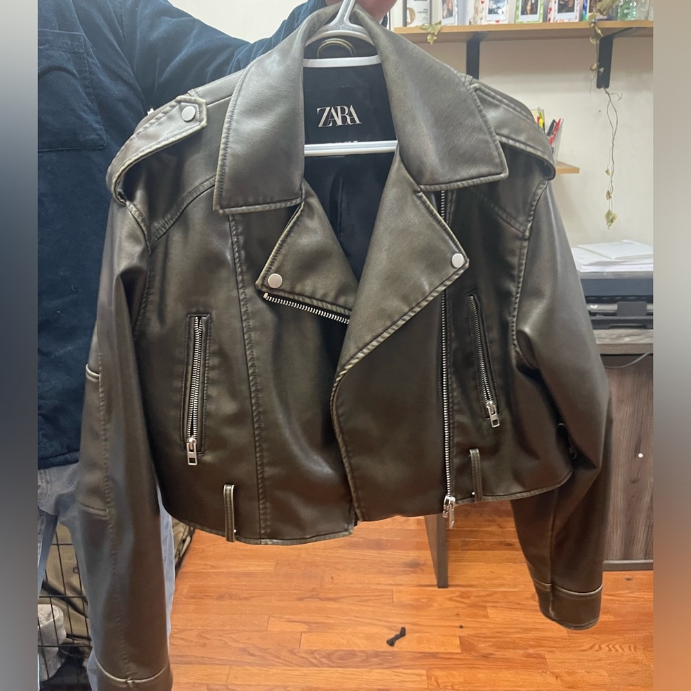 Zara Moto Leather Jacket